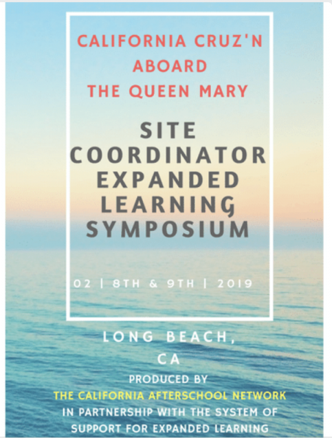 Past Event Flyer: CA Site Coordinator Symposium 