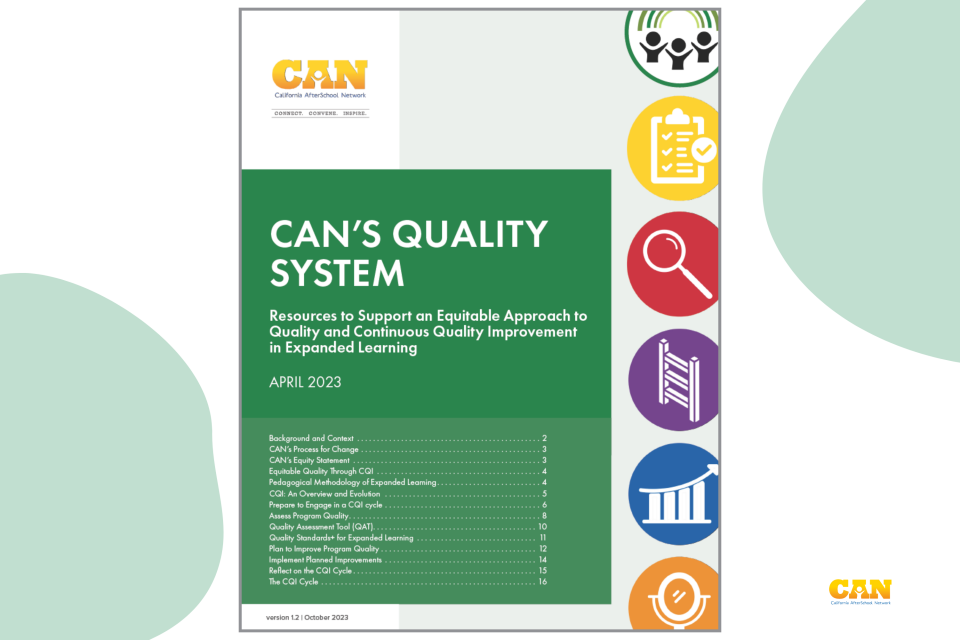 CAN's Quality System Cover