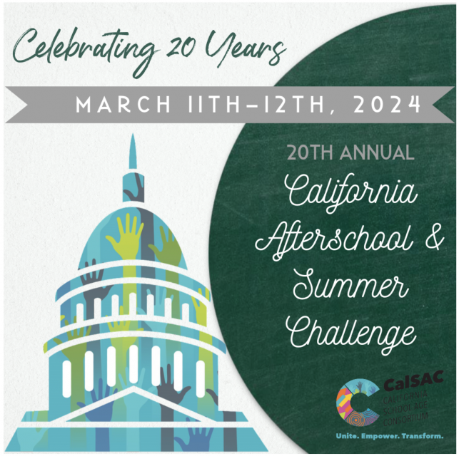 20th Annual California Afterschool & Summer Challenge