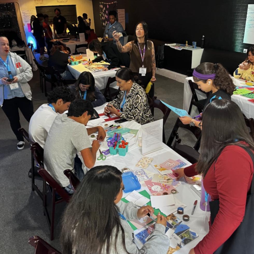 TACA Youth at the Afterschool & Summer Challenge participating in an ExL Ecosystem Plan Listening Strategy. TACA Youth at the Afterschool & Summer Challenge participating in an ExL Ecosystem Plan Listening Strategy.