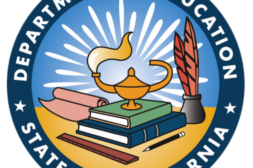 CA Dept. of Education logo 