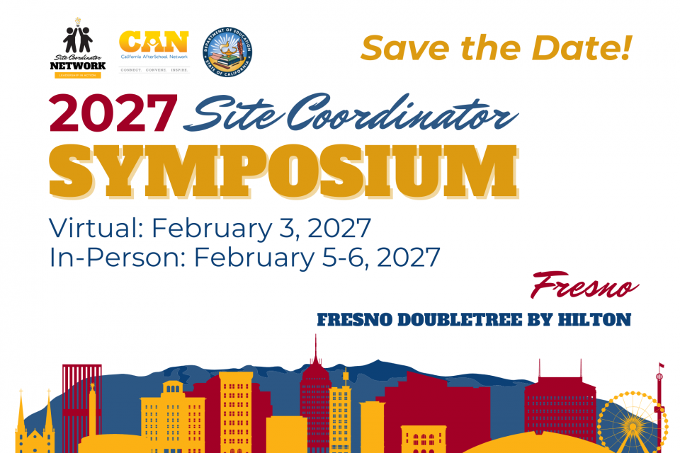 2027 Site Coordinator Symposium Save the Date