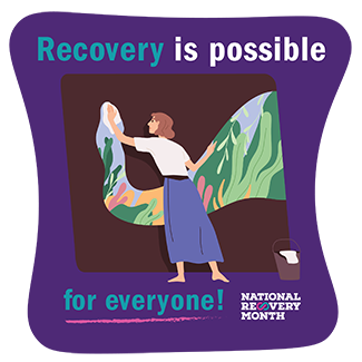 National Recovery Month poster
