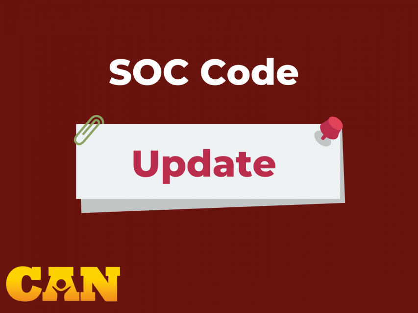 A note that says SOC Code Update with the CAN logo